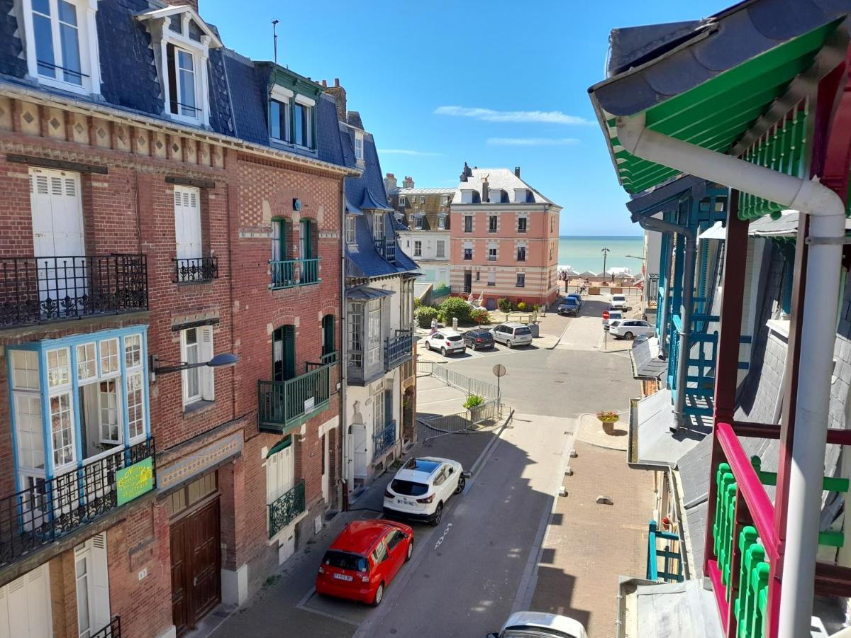 Charmante Villa plein SUD 50m de la plage - Balcon vue latérale sur Mer Mers-les-Bains Esterno foto